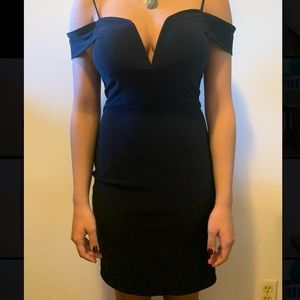 Navy blue homecoming dress